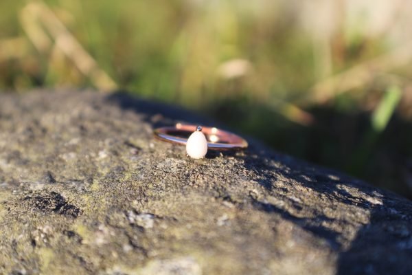 Milk Drop Dainty Ring - Image 2