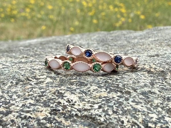 Mama’s Enduring Love Birthstone Band